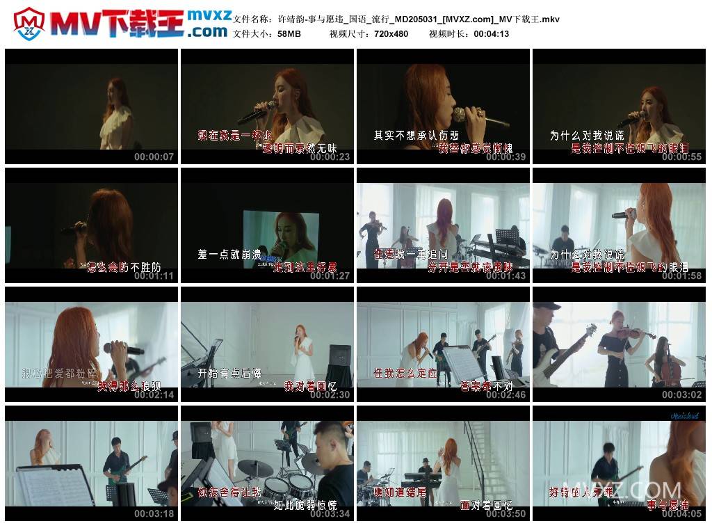 许靖韵-事与愿违_国语_流行_MD205031